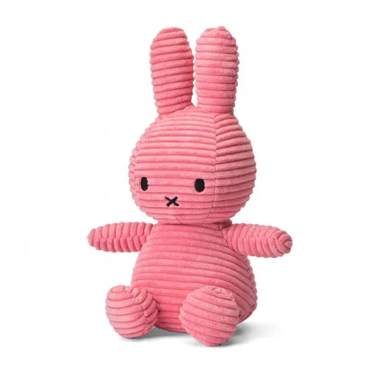 Miffy plišani zeka Corduroy 23cm Bubblegum Pink 